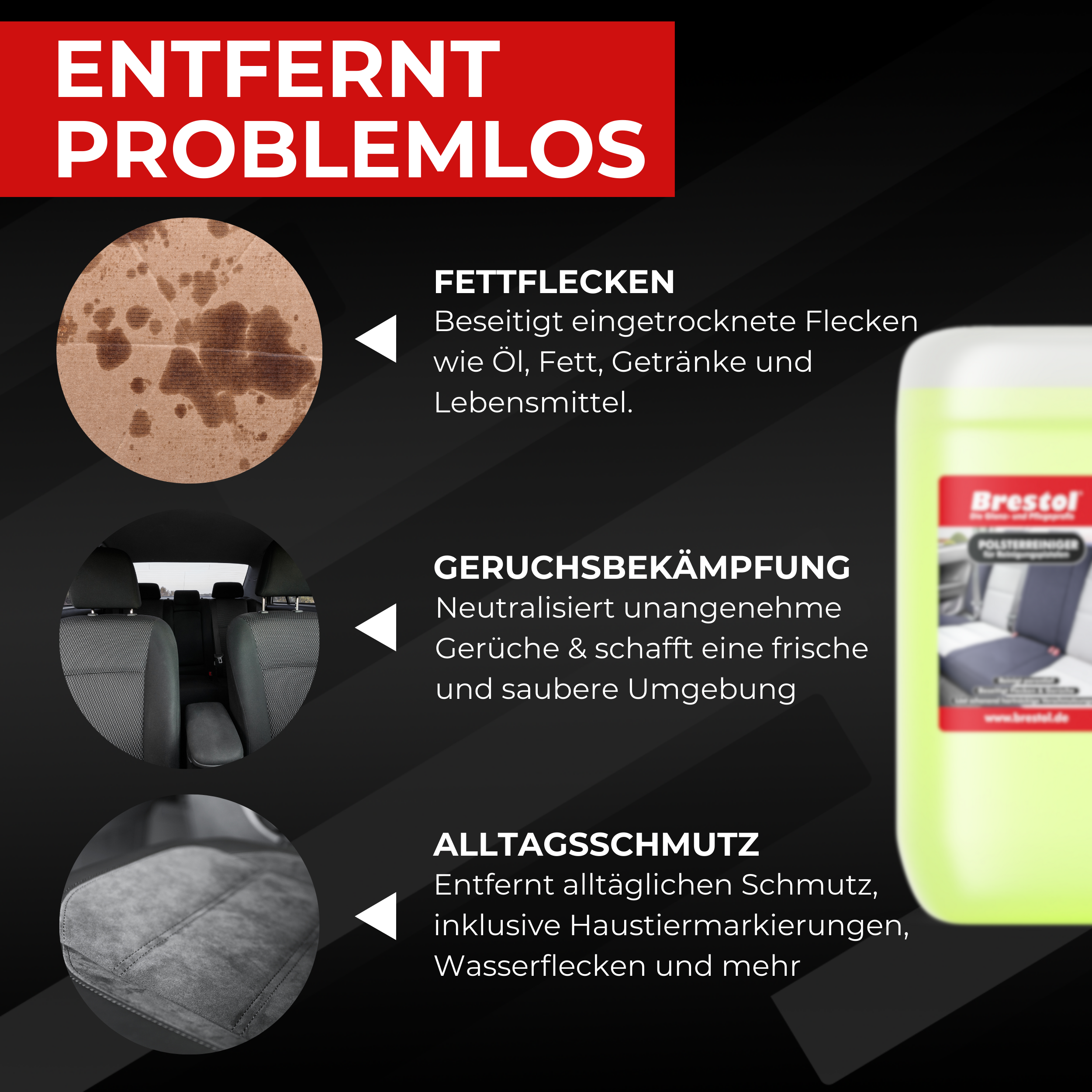 Polsterreiniger für Reinigungspistolen Infobild 3 Brestol