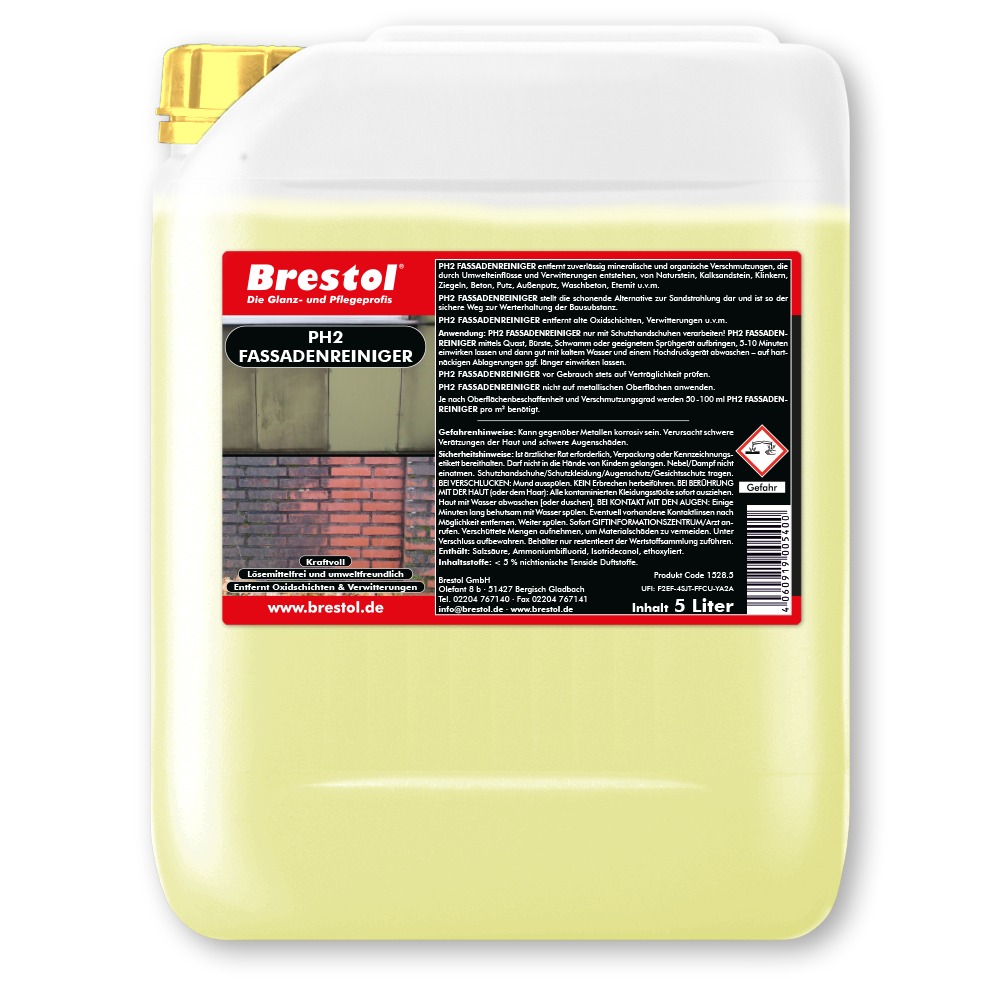 ph2 fassadenreiniger 5 liter