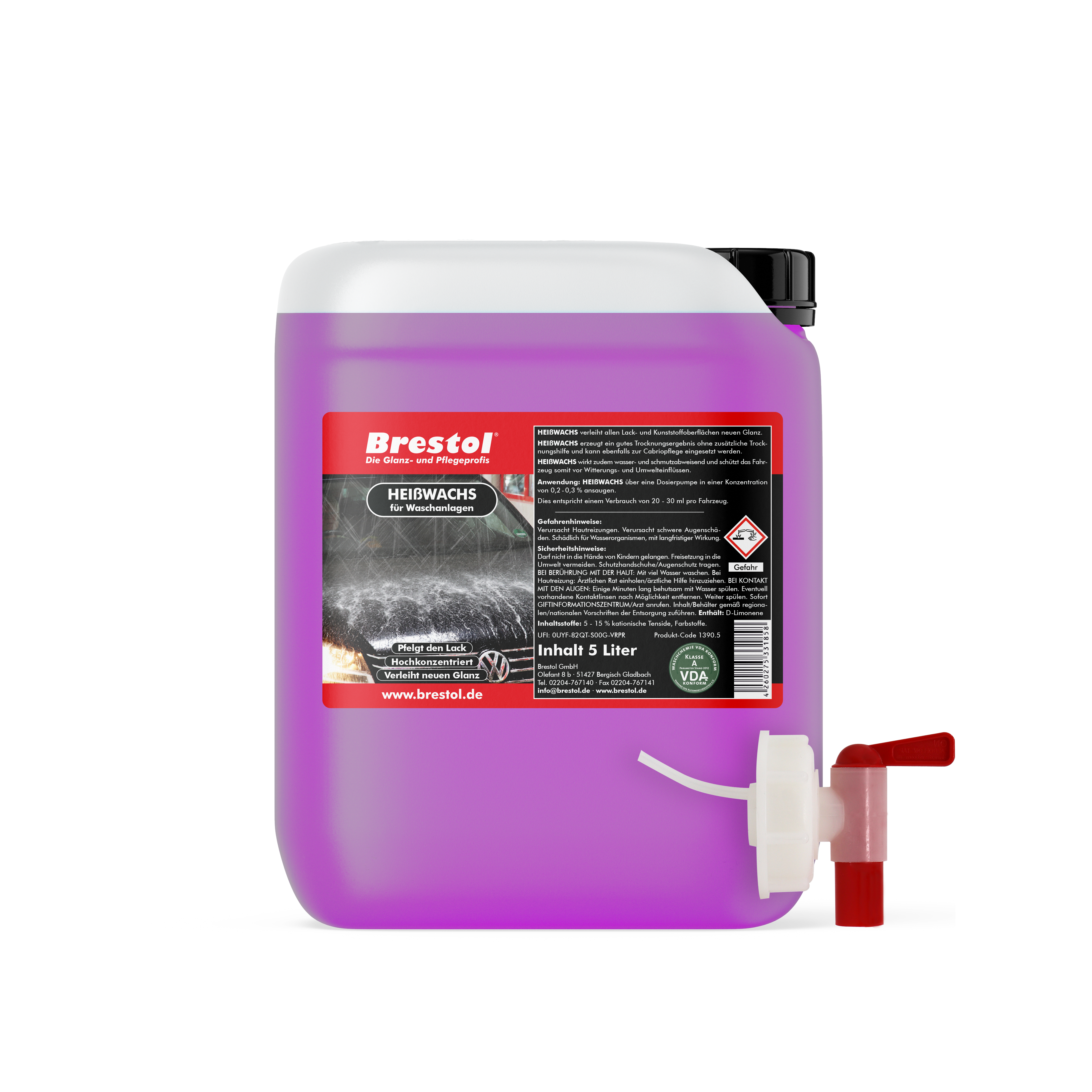 heisswachs 5 liter