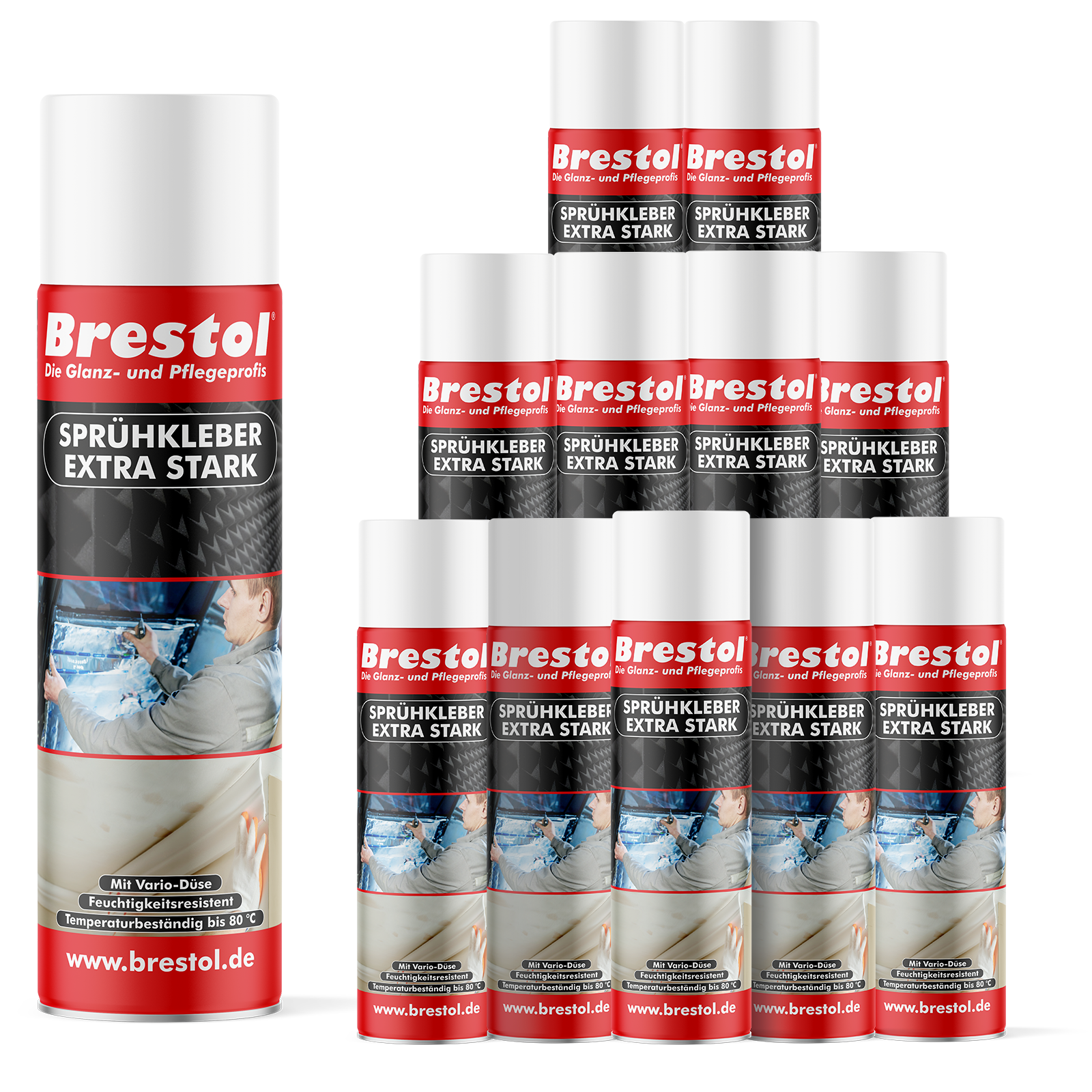 Spruehkleber extra stark 12er Set 500ml