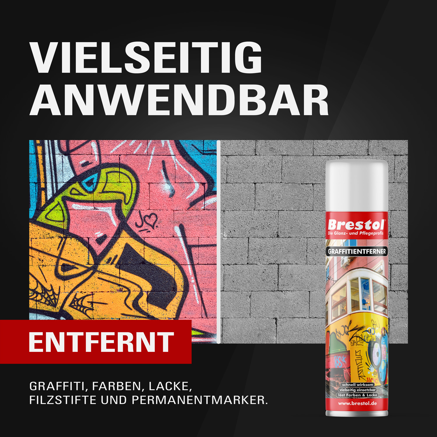 Graffitientferner Infobild 2 Brestol