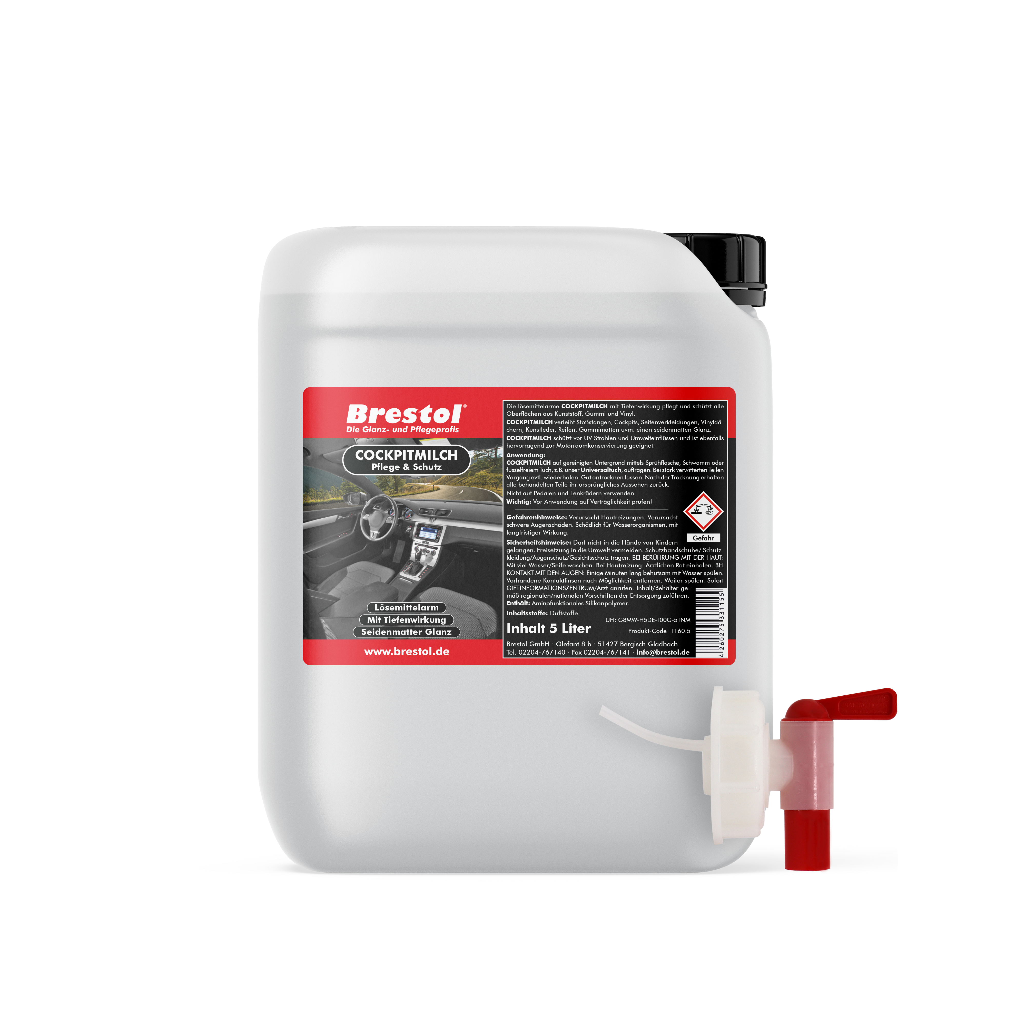 cockpitmilch 5 liter