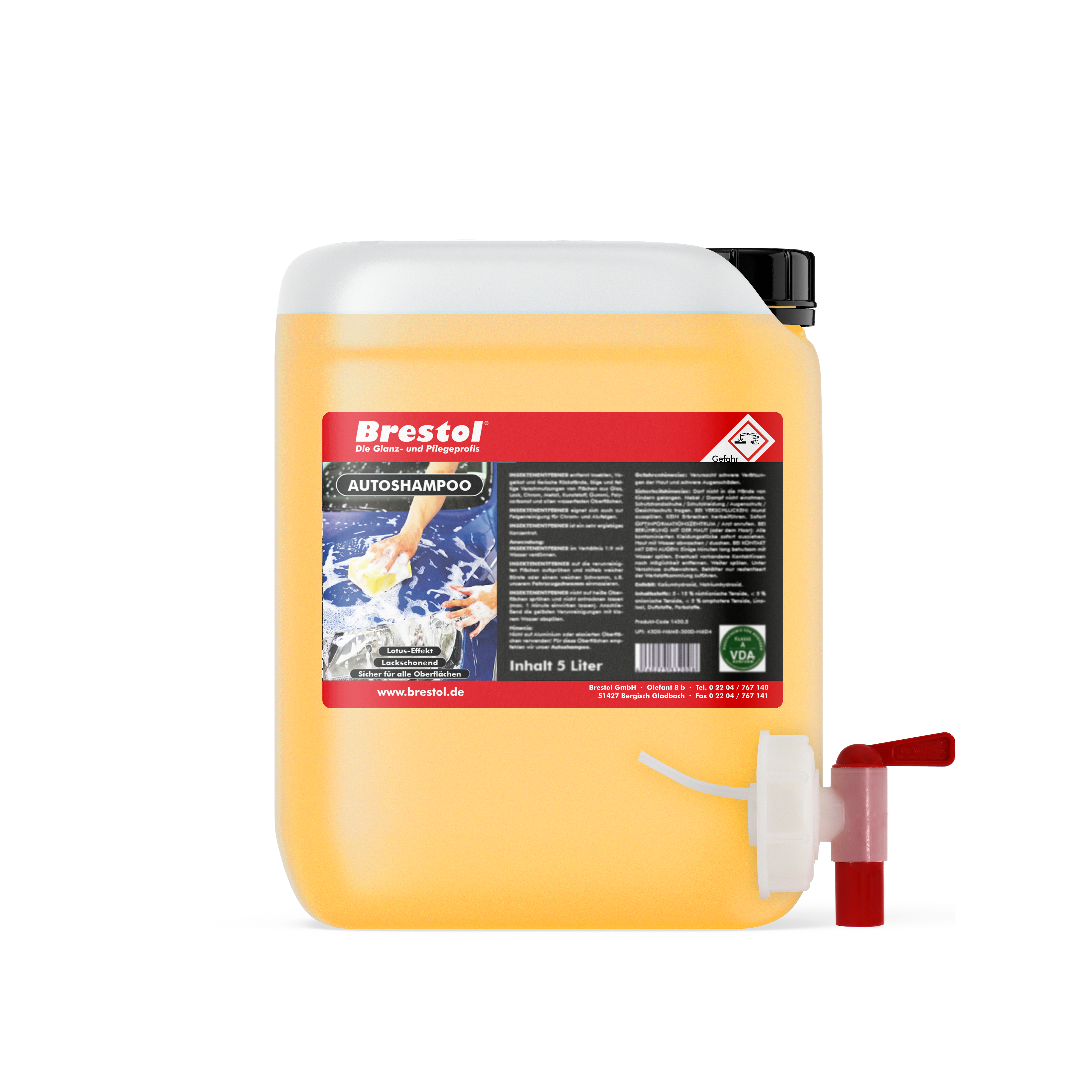 Autoshampoo Handwaesche 5 Liter Brestol